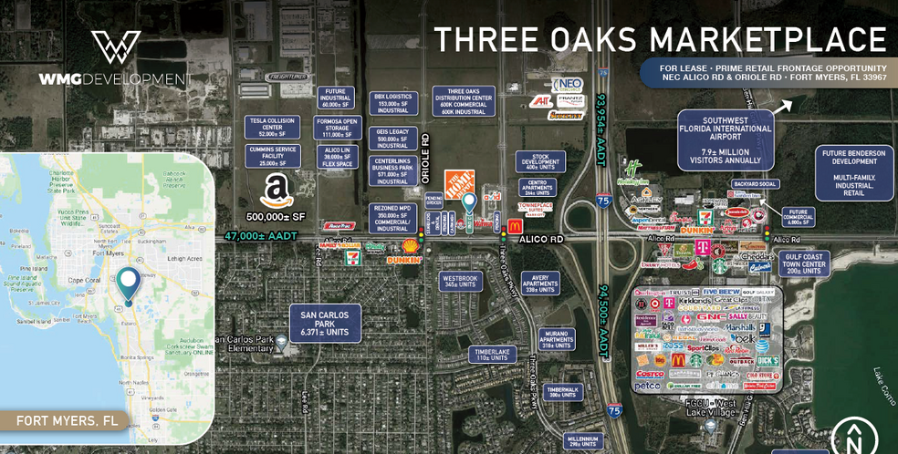 17001 Three Oaks Marketplace Dr, Fort Myers, FL for lease - Building Photo - Image 3 of 3