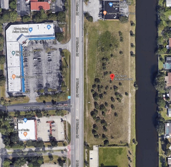 551 N Wickham Rd, Melbourne, FL for lease - Aerial - Image 2 of 10