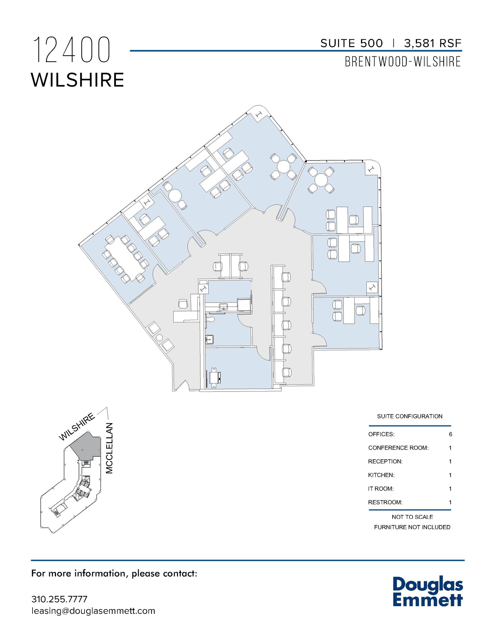 12400 Wilshire Blvd, Los Angeles, CA for lease Floor Plan- Image 1 of 1