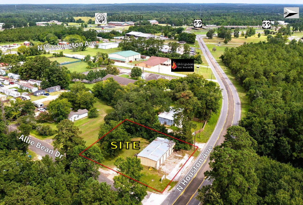 2013 N Houston Ave, Livingston, TX for sale Aerial- Image 1 of 10