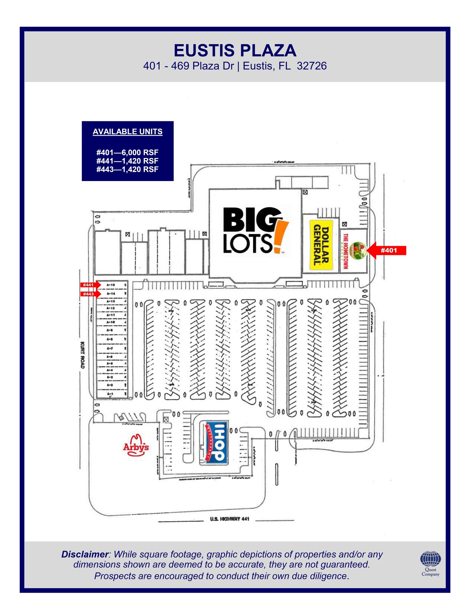 401-501 Plaza Dr, Eustis, FL for lease Site Plan- Image 1 of 11