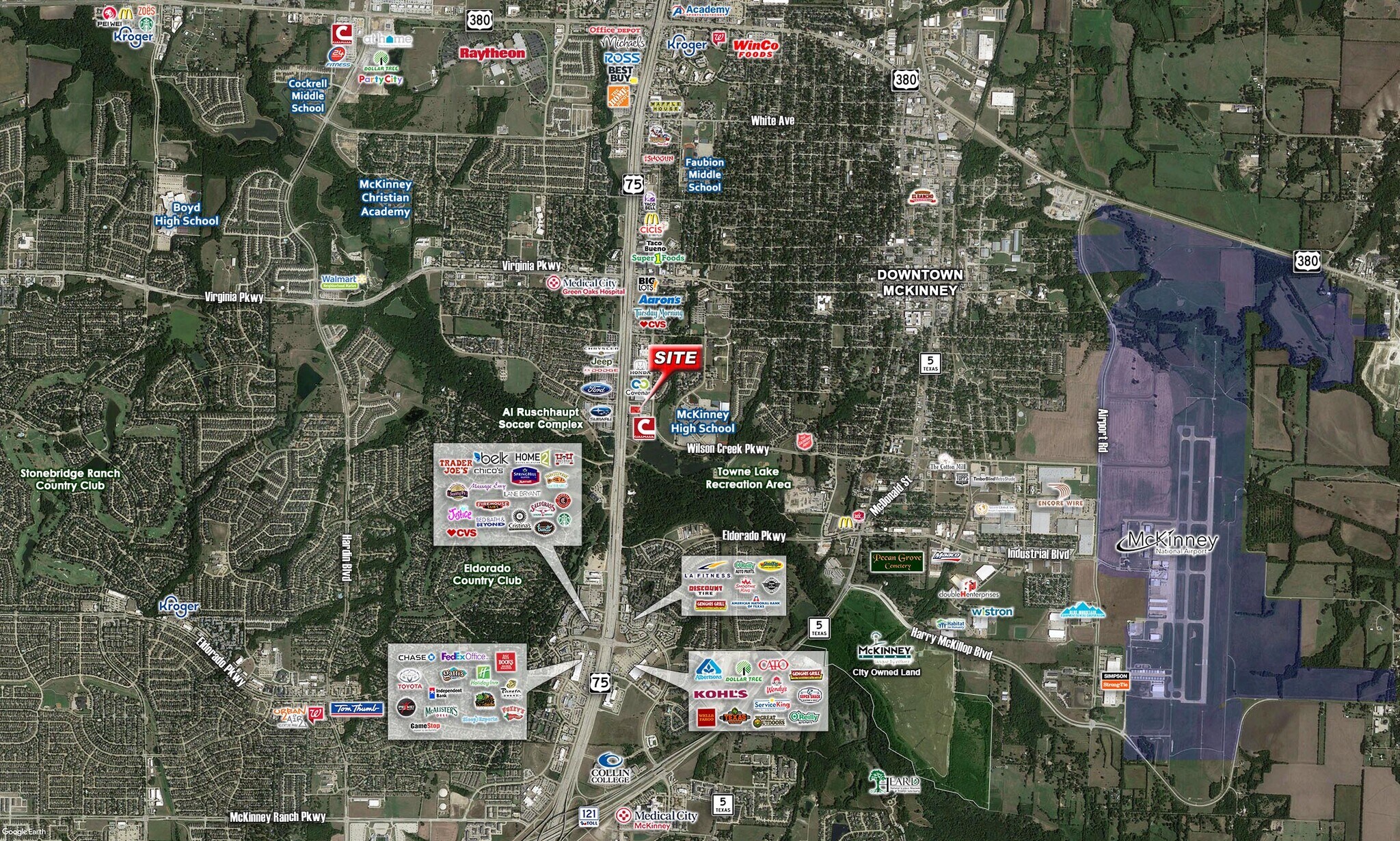 1301 S Central Expy, McKinney, TX for sale Aerial- Image 1 of 1