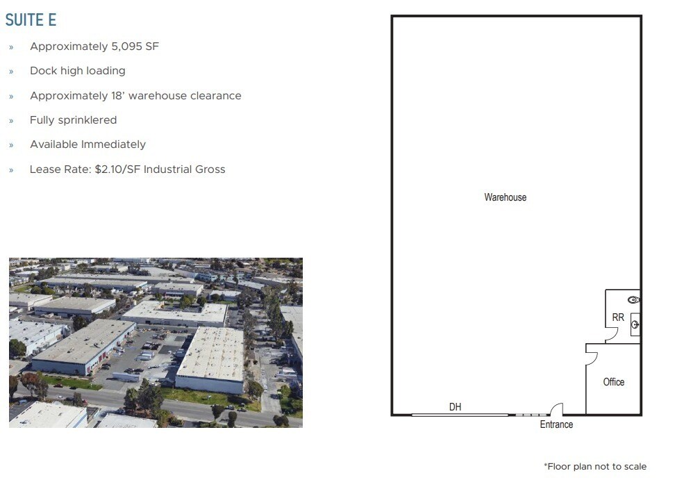 9389 Dowdy Dr, San Diego, CA for lease Floor Plan- Image 1 of 3