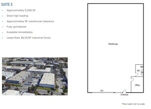 9389 Dowdy Dr, San Diego, CA for lease Floor Plan- Image 1 of 3