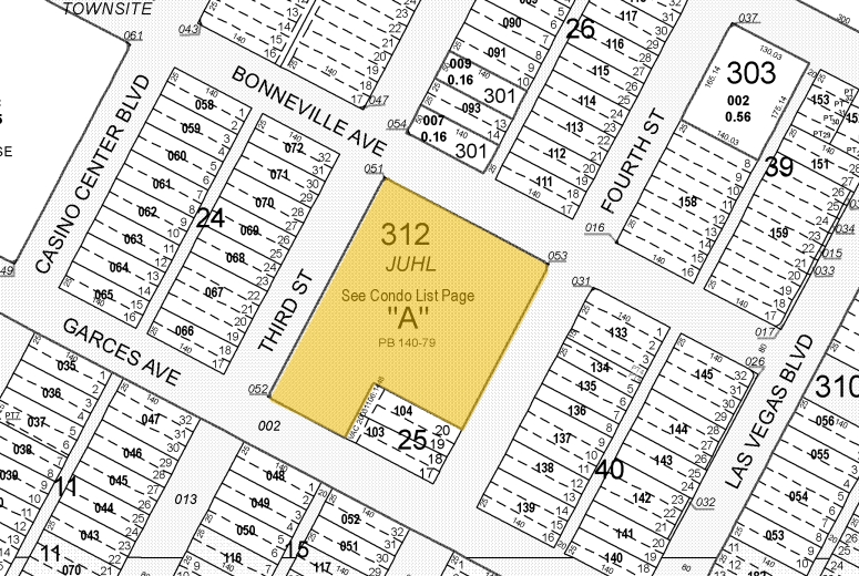 353 E Bonneville Ave, Las Vegas, NV for sale - Plat Map - Image 2 of 90