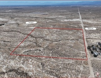 More details for NEC 40th W. & W. Ave C st, Lancaster, CA - Land for Sale