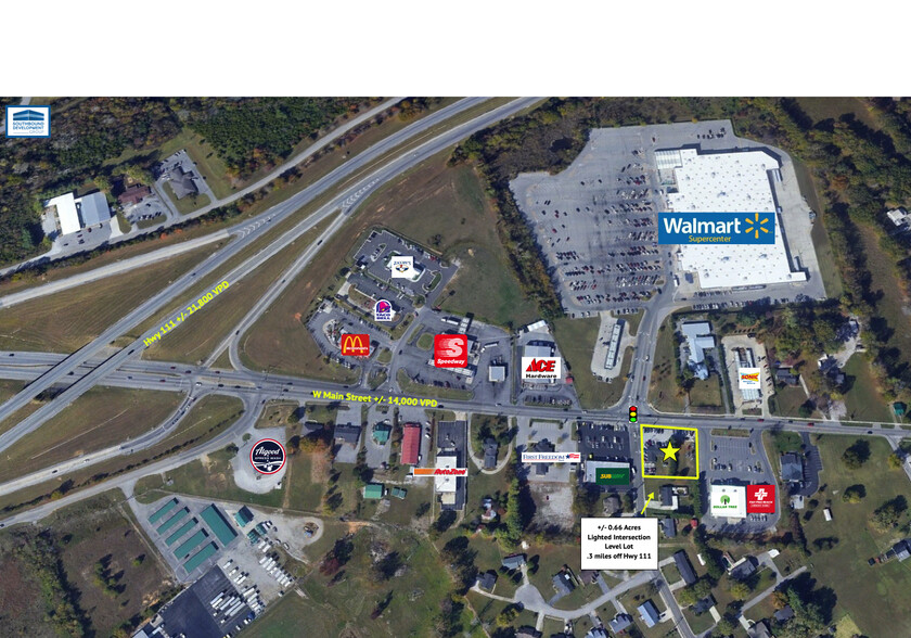 584 W Main St, Cookeville, TN for sale - Aerial - Image 1 of 1