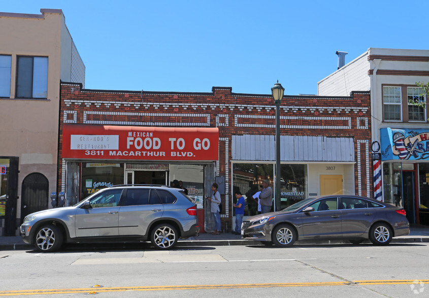 3807-3811 Macarthur Blvd, Oakland, CA for lease - Primary Photo - Image 1 of 3