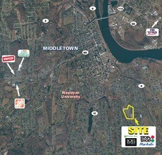 400-416 E Main St, Middletown, CT - Aerial  map view