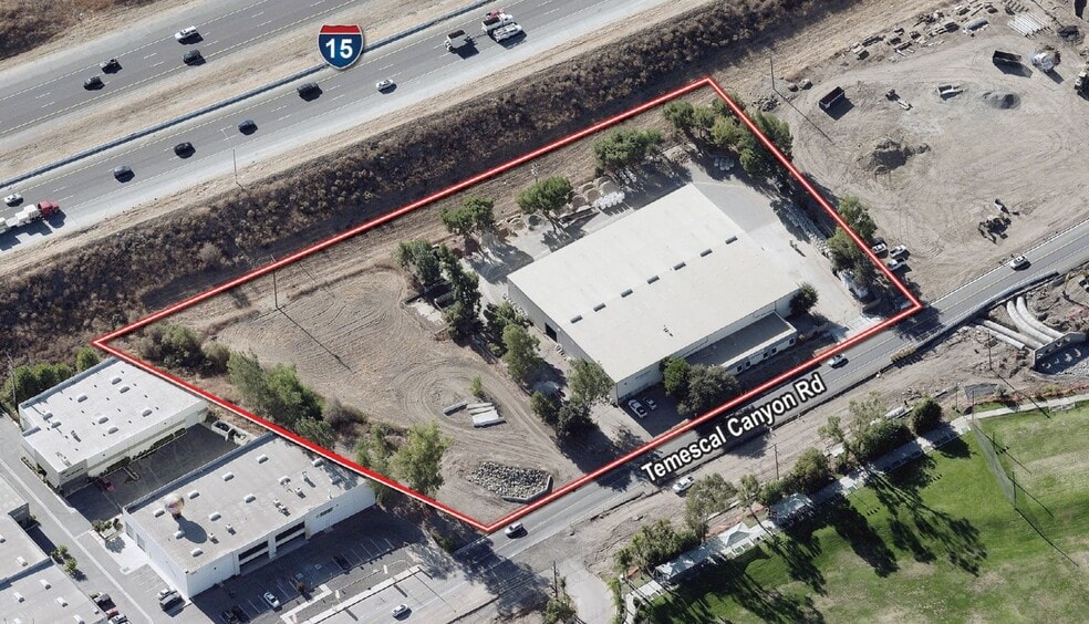 23125 Temescal Canyon Rd, Corona, CA for lease - Aerial - Image 2 of 2