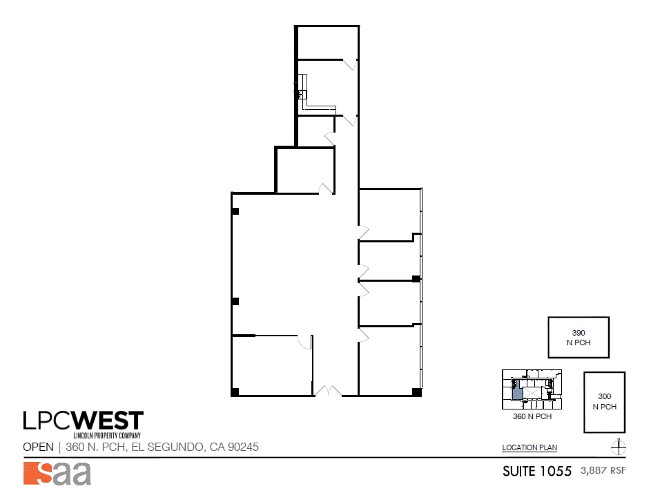 300 N Pacific Coast Hwy, El Segundo, CA for lease Floor Plan- Image 1 of 1