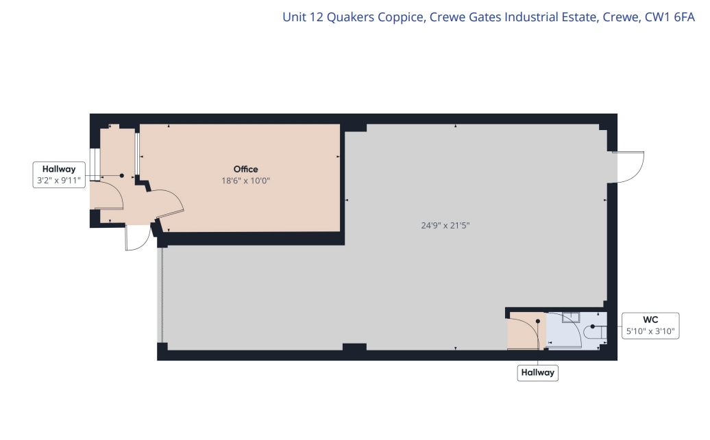 Quakers Coppice, Crewe for lease Floor Plan- Image 1 of 1