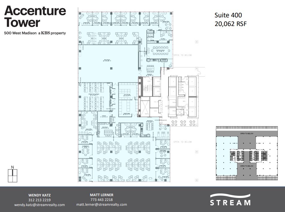 500 W Madison St, Chicago, IL for lease Floor Plan- Image 1 of 1