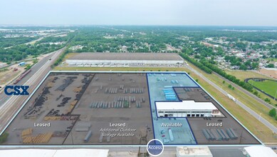 220 S Belmont Ave, Indianapolis, IN - AERIAL map view