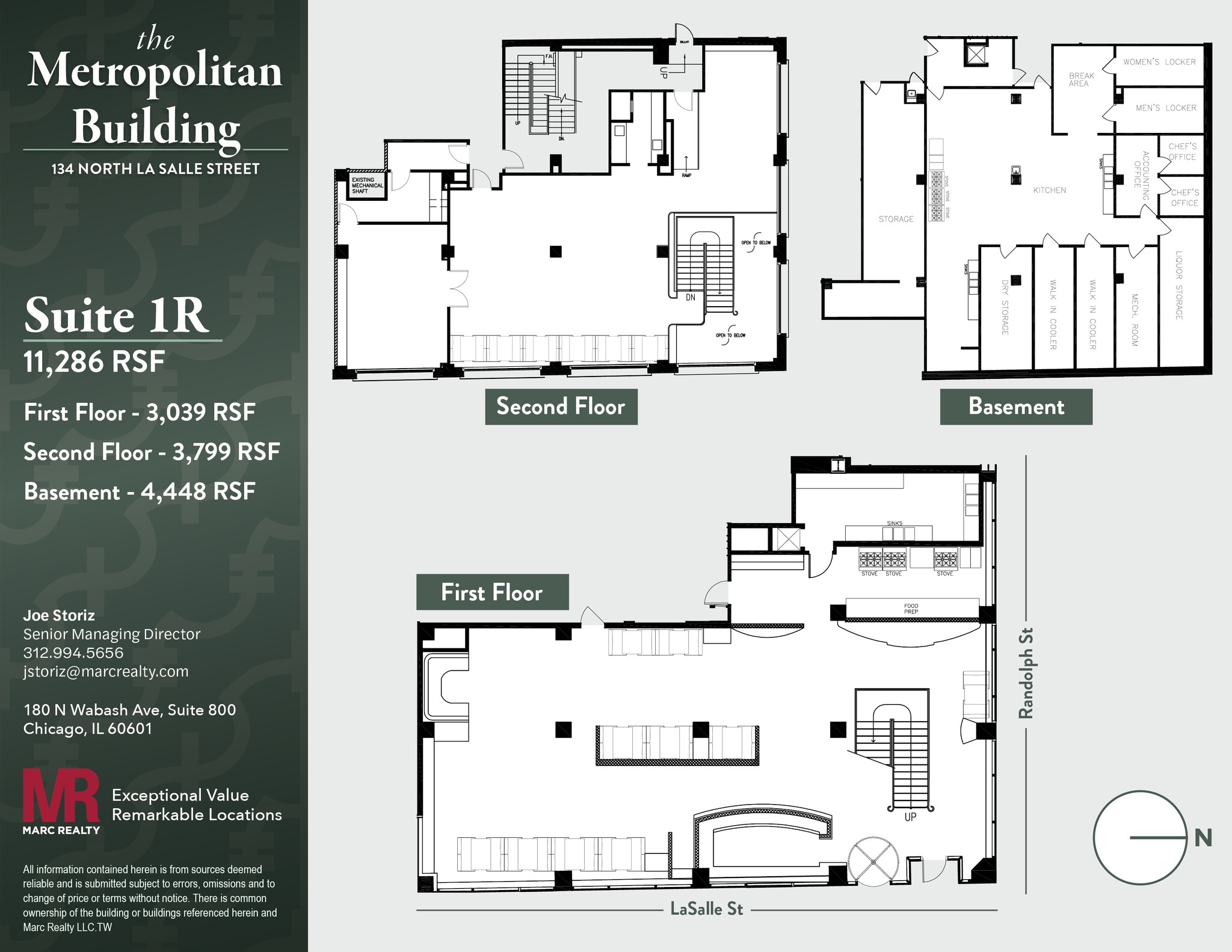 134 N LaSalle St, Chicago, IL for lease Floor Plan- Image 1 of 12