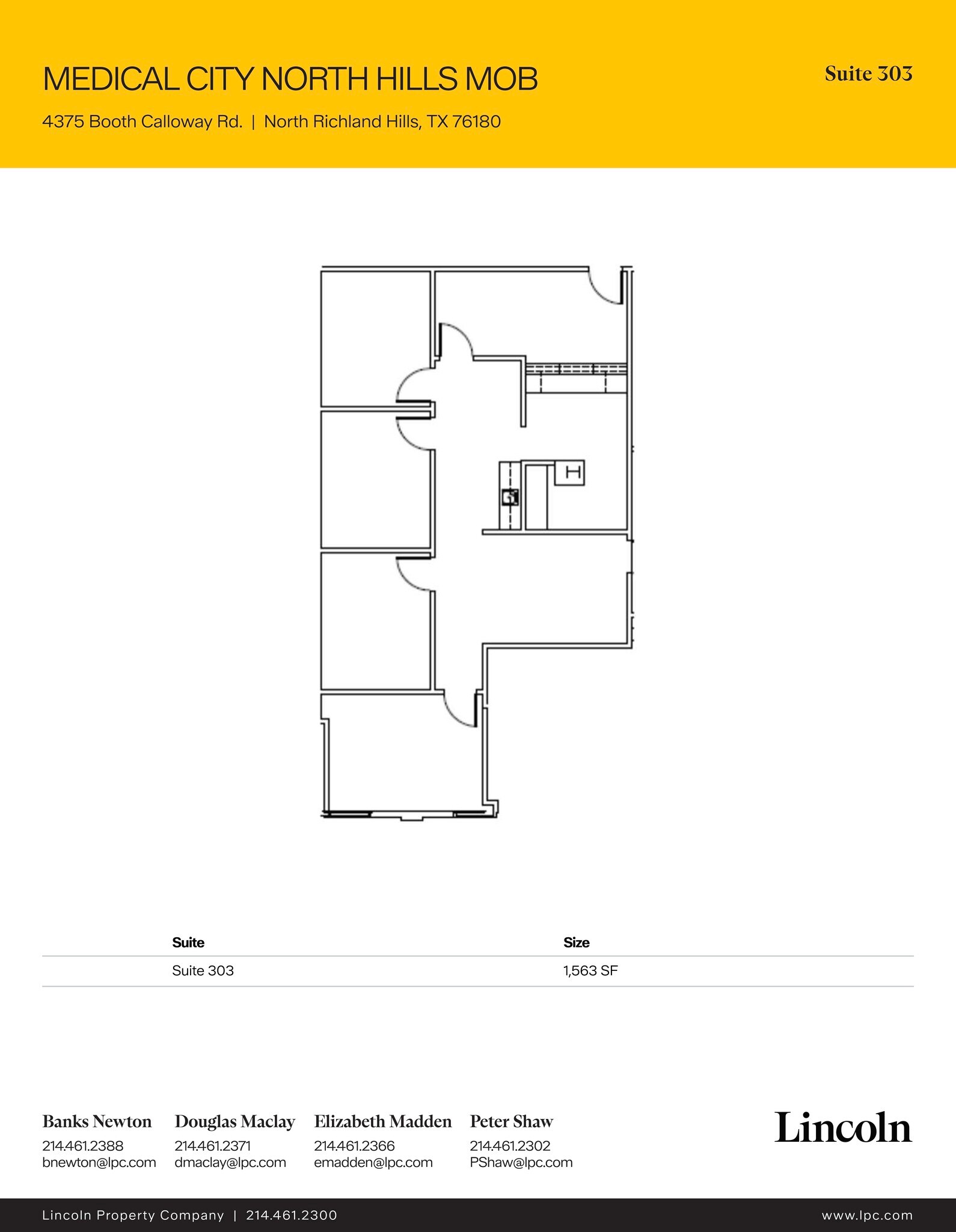 4375 Booth Calloway Rd, North Richland Hills, TX for lease Floor Plan- Image 1 of 1