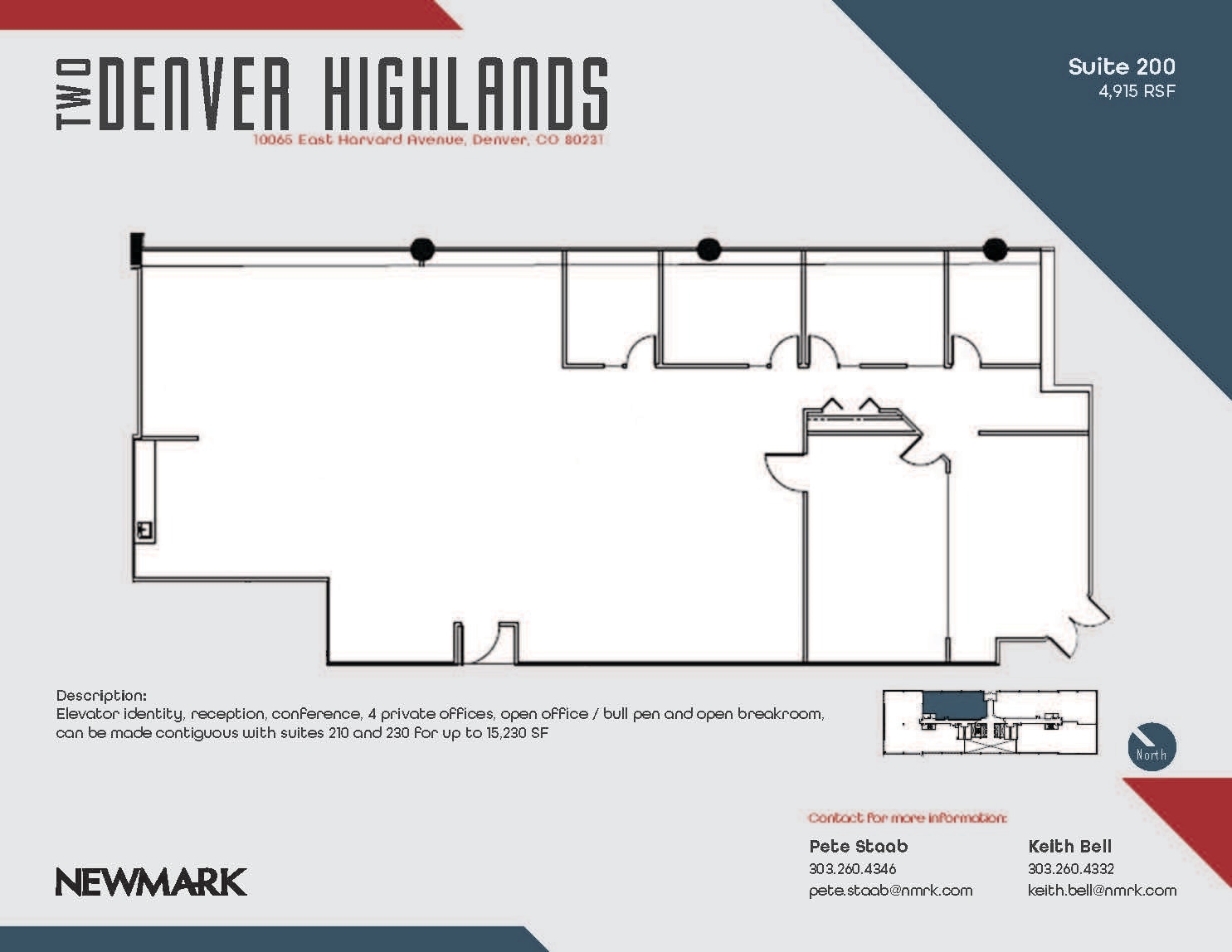 10375 E Harvard Ave, Denver, CO for lease Floor Plan- Image 1 of 1