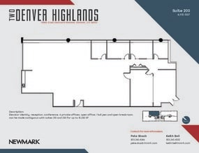 10375 E Harvard Ave, Denver, CO for lease Floor Plan- Image 1 of 1