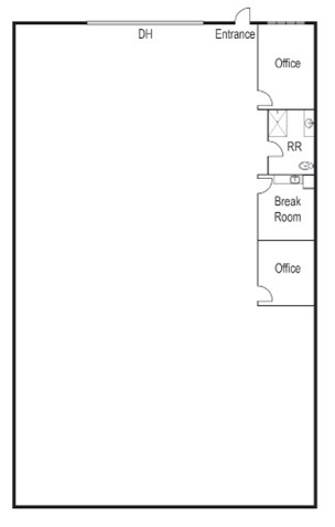 9389 Dowdy Dr, San Diego, CA for lease Floor Plan- Image 1 of 3