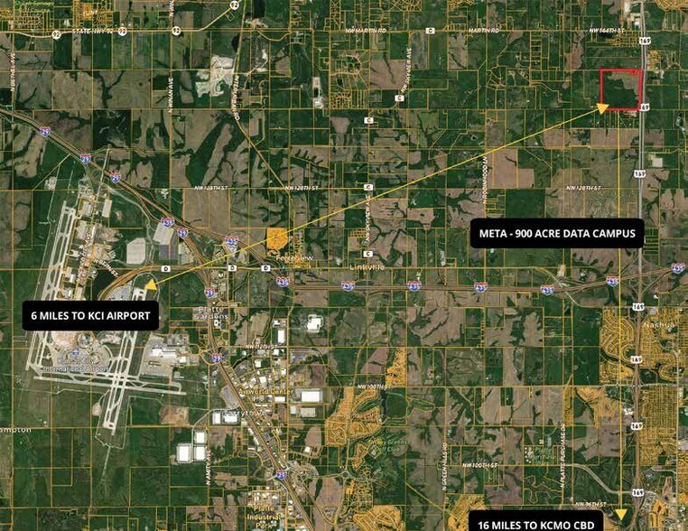 US-169, Smithville, MO for sale - Aerial - Image 1 of 3