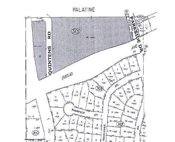 700-790 W Euclid Ave, Palatine, IL for lease - Plat Map - Image 2 of 7