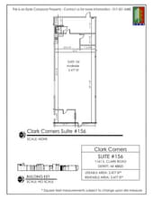 1161 E Clark Rd, Dewitt, MI for lease Floor Plan- Image 1 of 1