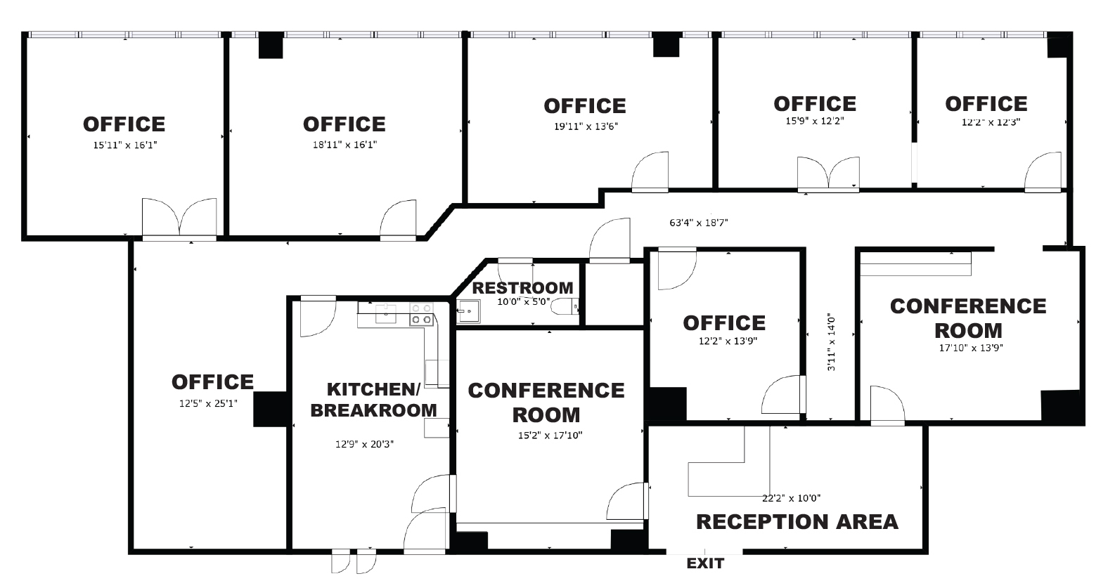 4045 NW 64th St, Oklahoma City, OK for lease Floor Plan- Image 1 of 1