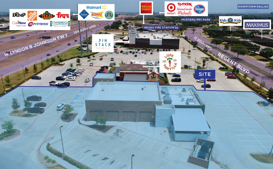 3165 Regent Blvd, Irving, TX for lease - Aerial - Image 2 of 3