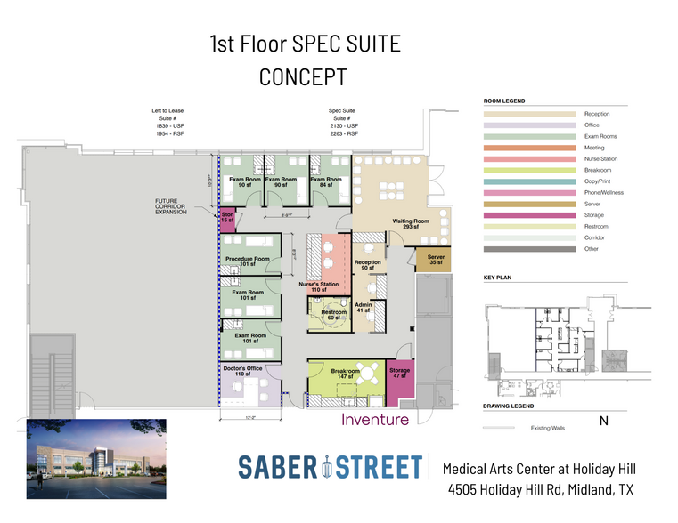 4505 Holiday Hill, Midland, TX for lease - Site Plan - Image 3 of 12