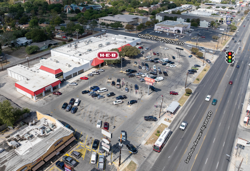 6829-6841 San Pedro Ave, San Antonio, TX for lease - Aerial - Image 2 of 6