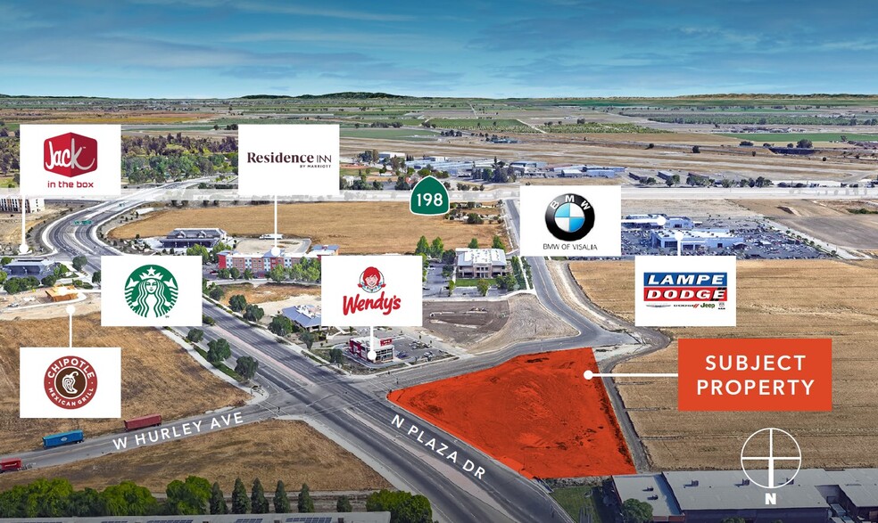 NWC Plaza & Hurley, Visalia, CA for lease - Building Photo - Image 1 of 5