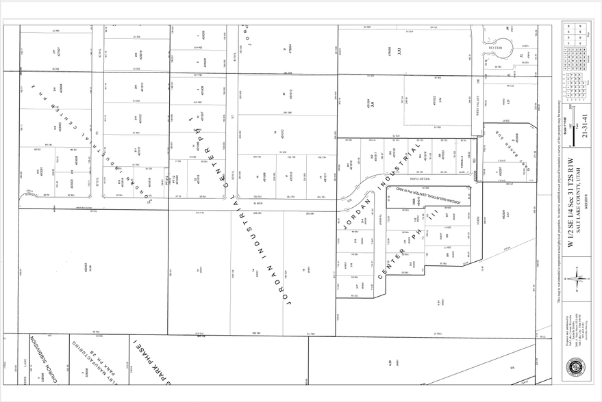 4362 W 8480 S, West Jordan, UT for sale - Plat Map - Image 1 of 1