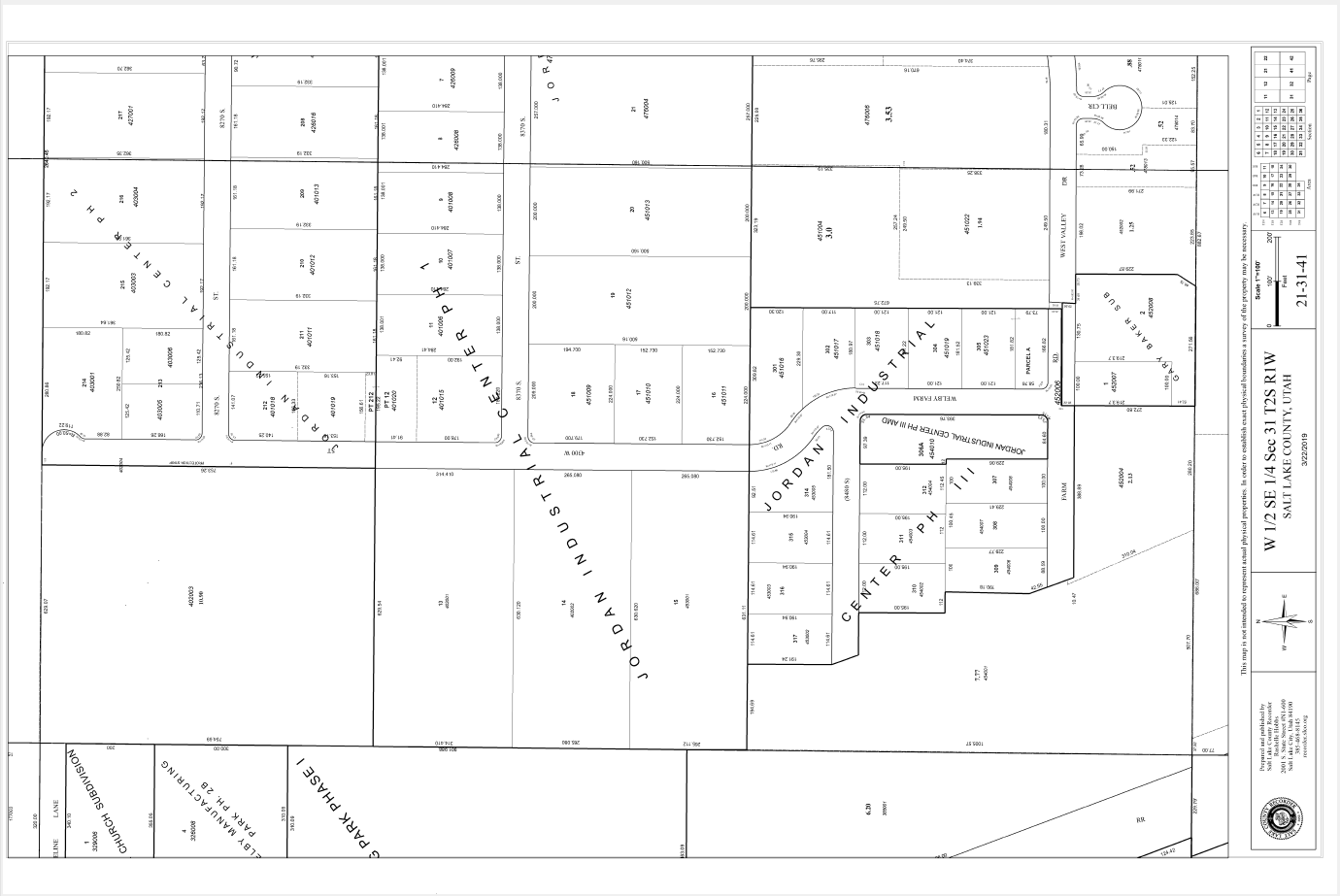 4362 W 8480 S, West Jordan, UT for sale Plat Map- Image 1 of 1