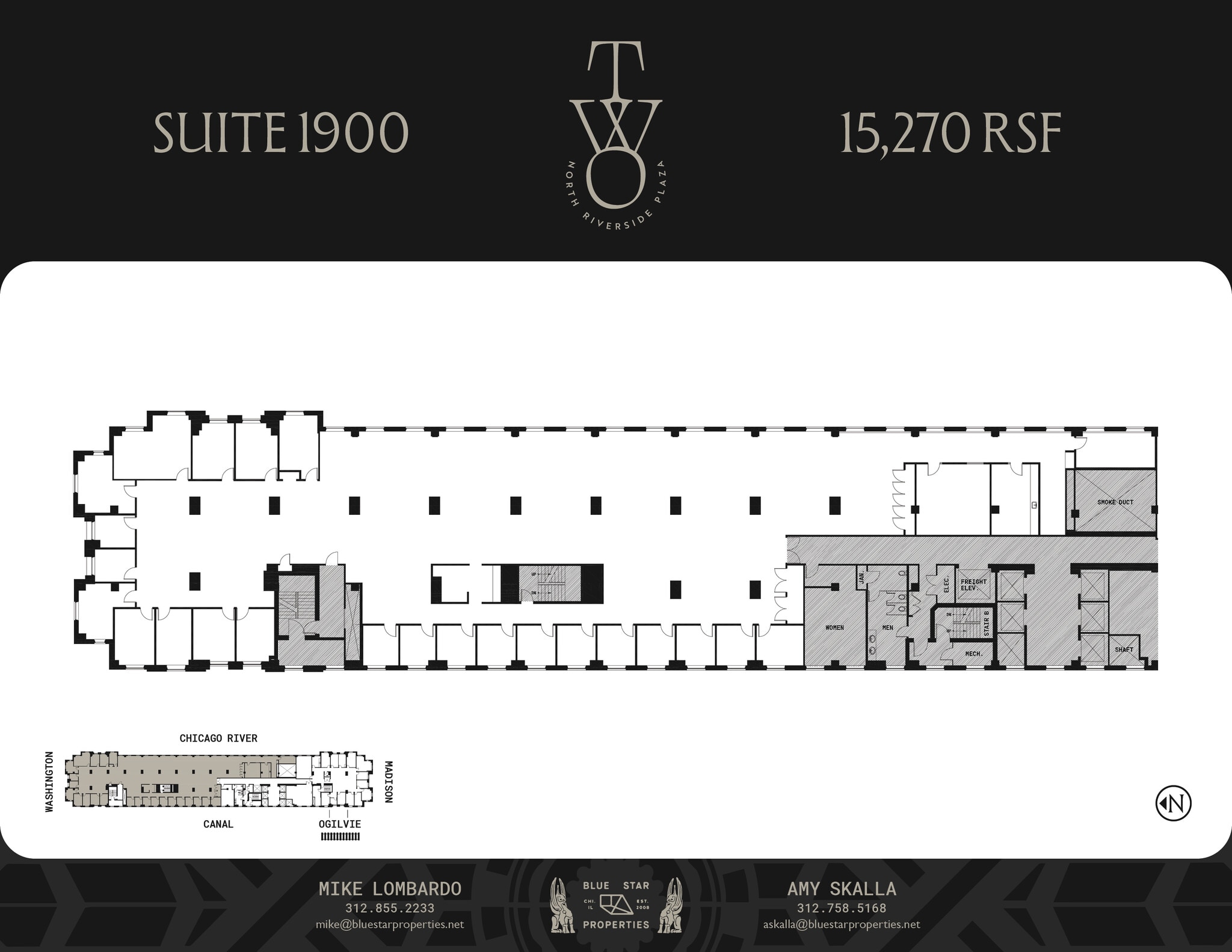 2 N Riverside Plz, Chicago, IL for lease Floor Plan- Image 1 of 1
