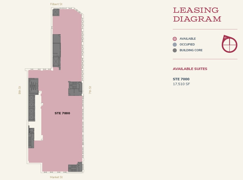 701 Market St, Philadelphia, PA for lease Floor Plan- Image 1 of 1
