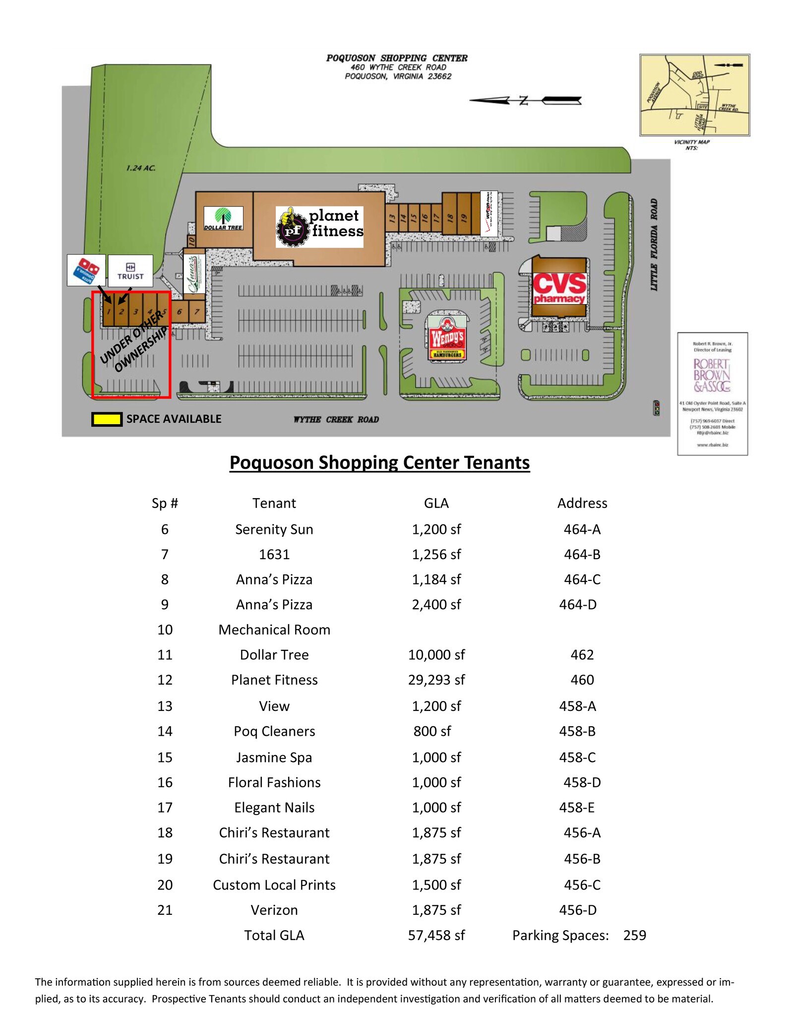 460 Wythe Creek Rd, Poquoson, VA for lease Site Plan- Image 1 of 2