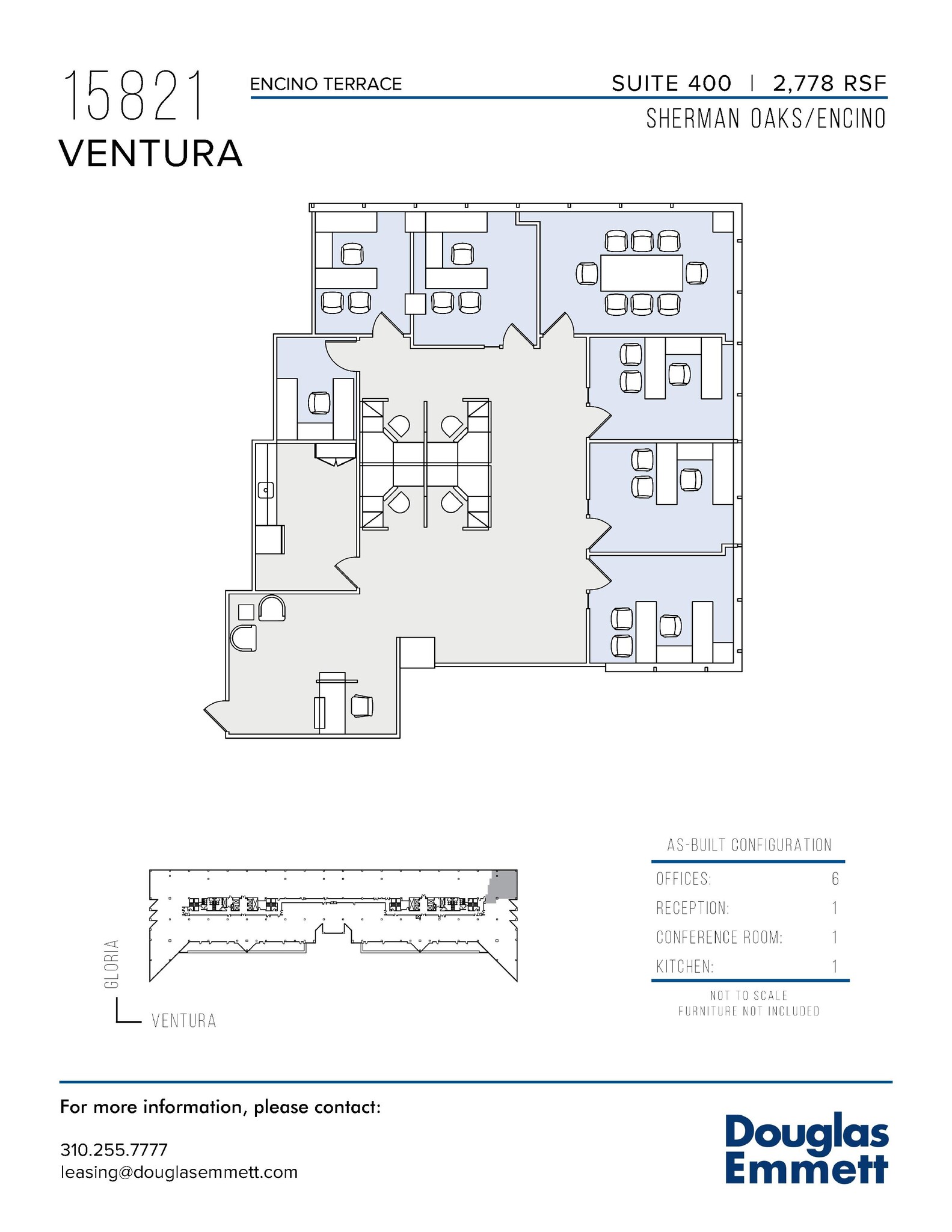 15821 Ventura Blvd, Encino, CA for lease Floor Plan- Image 1 of 1