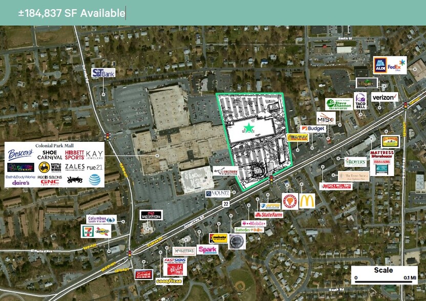 4600 Jonestown Rd, Harrisburg, PA for lease - Aerial - Image 2 of 11