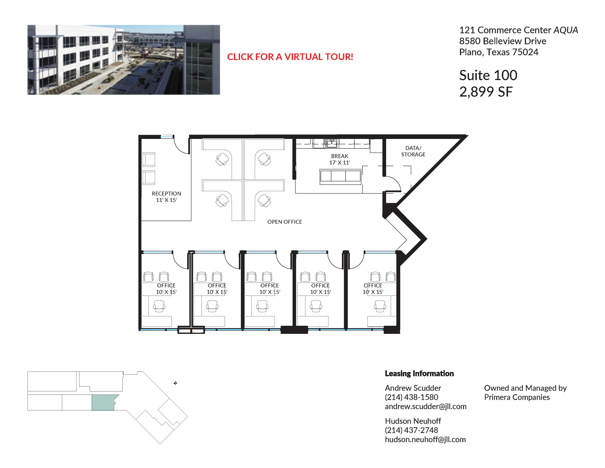 8560 Belleview Dr, Plano, TX for lease Floor Plan- Image 1 of 2