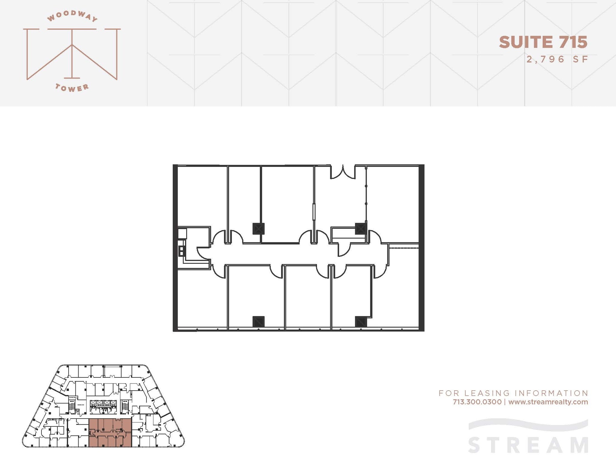 6363 Woodway Dr, Houston, TX for lease Floor Plan- Image 1 of 1