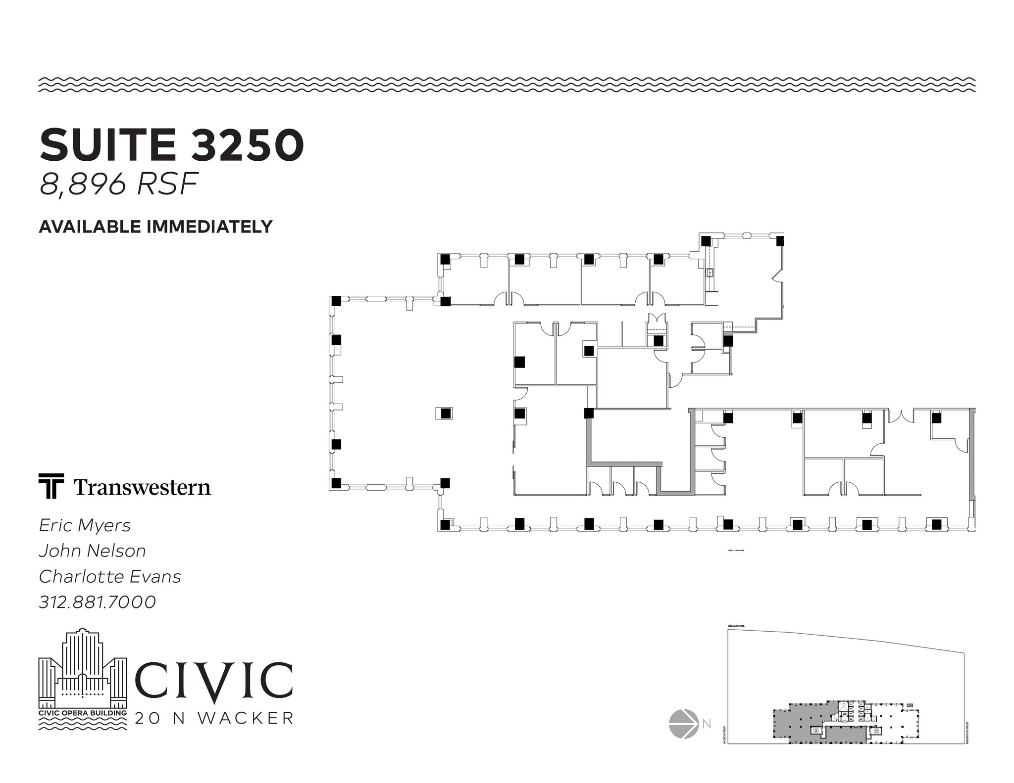 20 N Wacker Dr, Chicago, IL for lease Floor Plan- Image 1 of 1