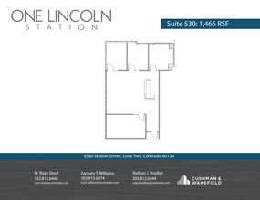 9380 Station St, Lone Tree, CO for lease Floor Plan- Image 1 of 1