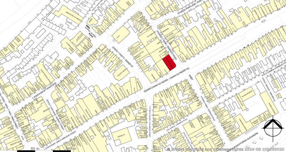 12-14 North Parade, Aberystwyth for lease - Goad Map - Image 2 of 2