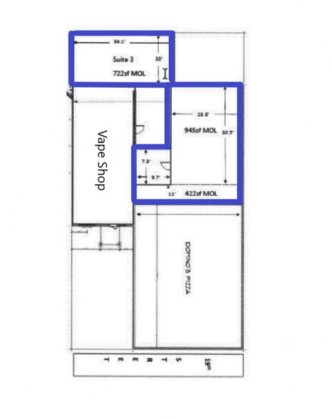 819 SW 19th St, Oklahoma City, OK for lease - Floor Plan - Image 2 of 5