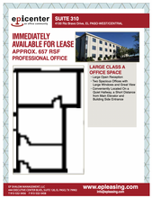 4100 Rio Bravo Dr, El Paso, TX for lease Floor Plan- Image 2 of 10