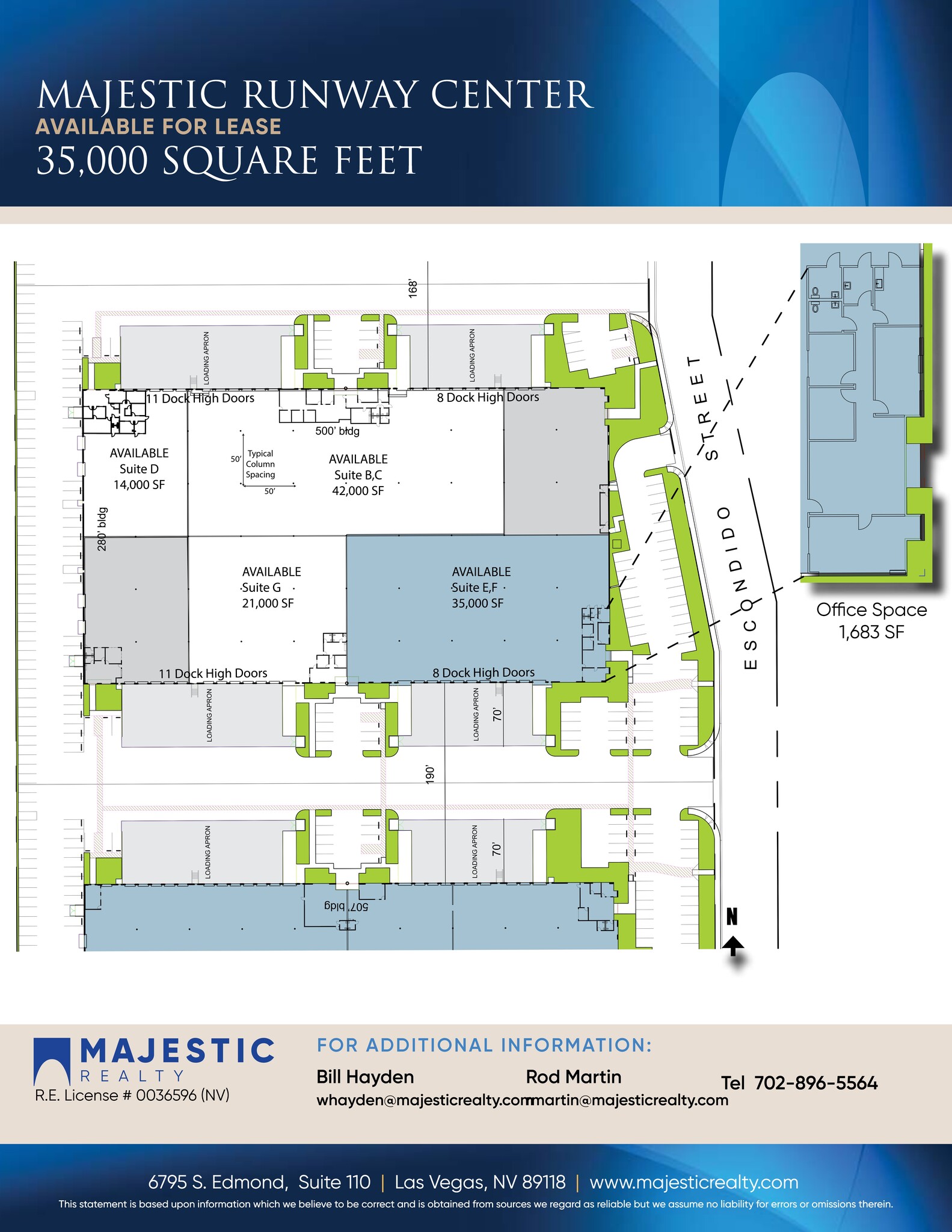 6585 Escondido St, Las Vegas, NV for lease Site Plan- Image 1 of 1