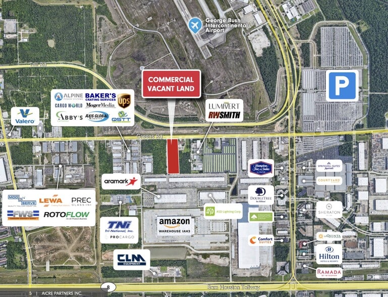 2904 Greens rd, Houston, TX for sale - Aerial - Image 2 of 2