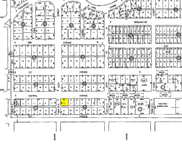 6480 Central Ave, Saint Petersburg, FL for sale Plat Map- Image 1 of 1