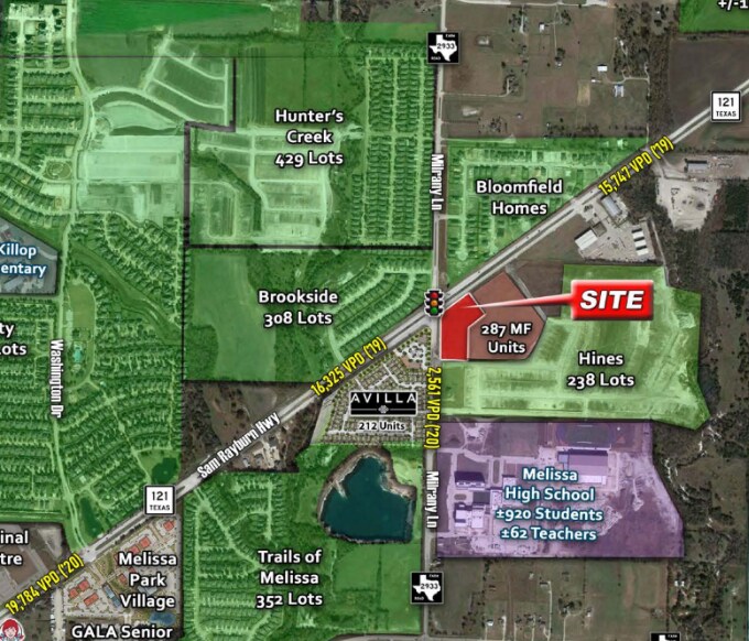 SEC 121 & Milrany, Melissa, TX 75454 Retail for Lease