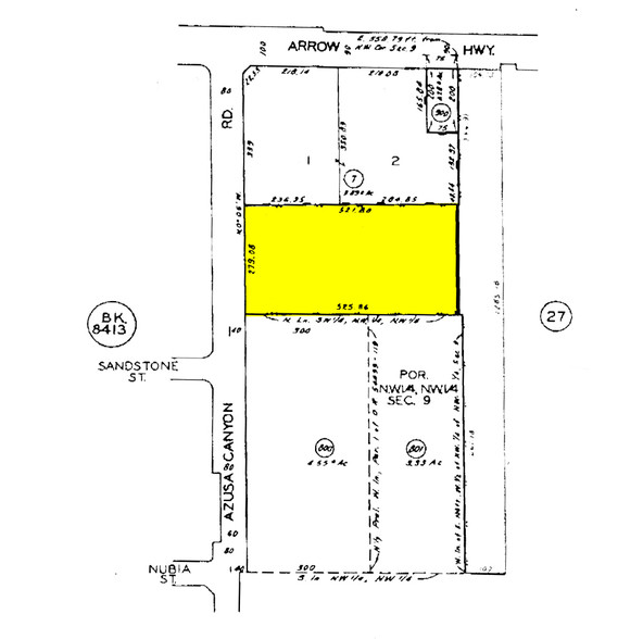 15554-15562 Arrow Hwy, Irwindale, CA for sale - Plat Map - Image 2 of 24